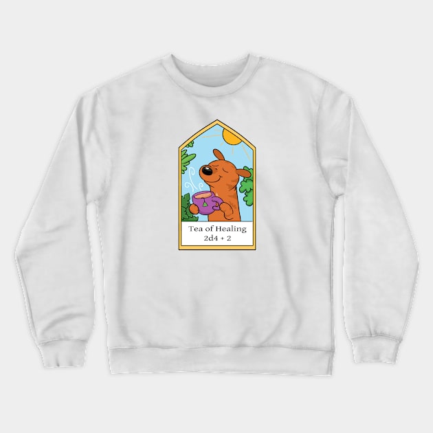 Tea Of Healing Crewneck Sweatshirt by DnDoggos